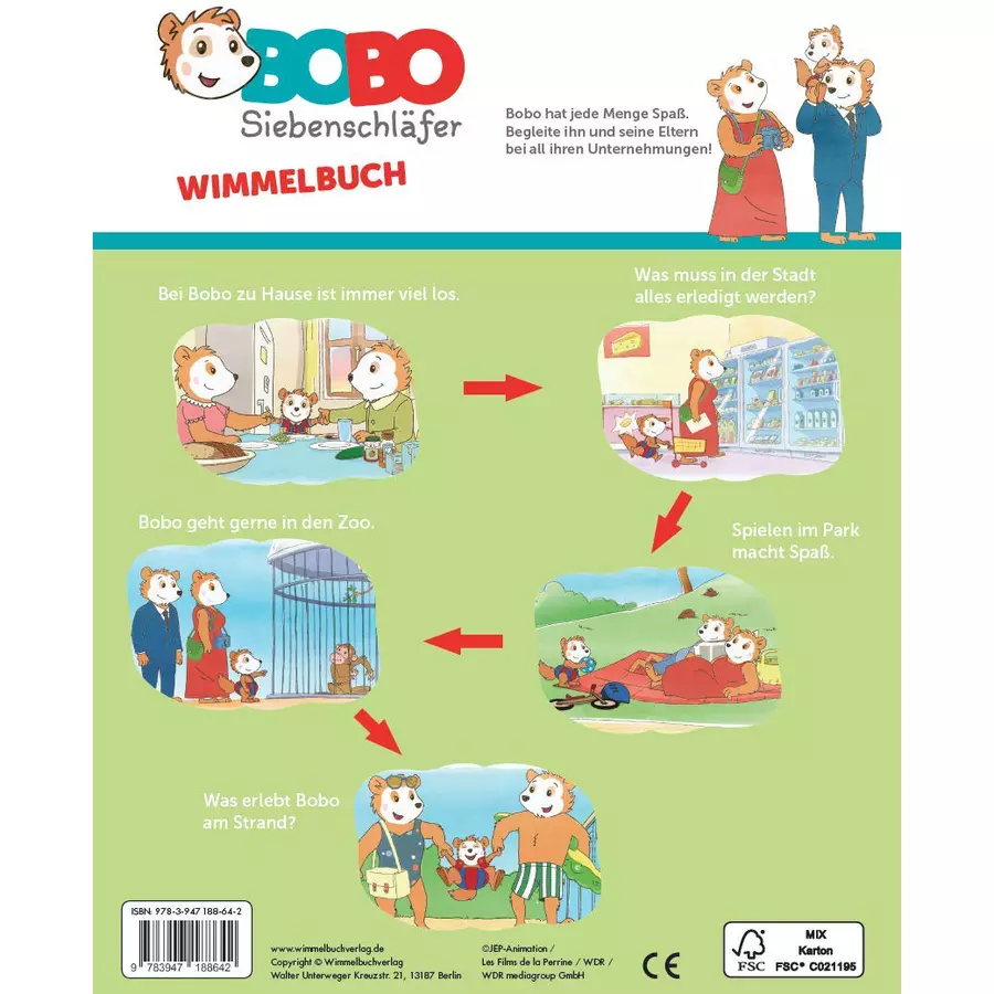 Adrian Bobo Siebenschläfer Wimmelbuch