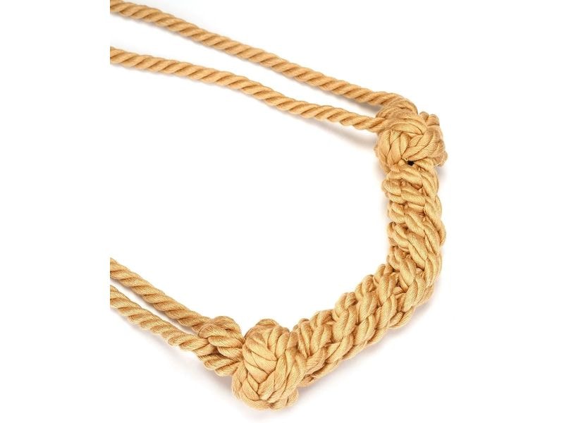 LiebeSeelen Shibari Bondage Seil Mundknebel Seilknebel für erotische Dominanzspiele