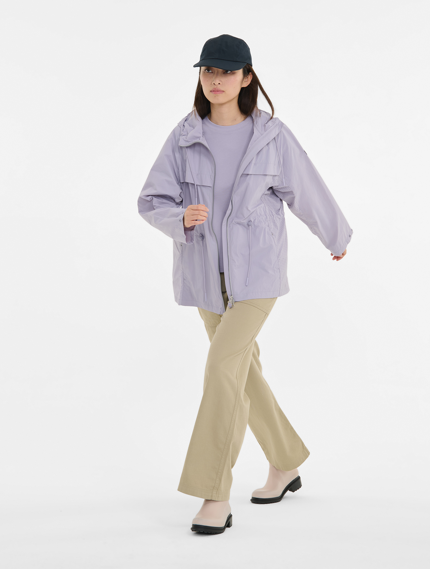 Veste légère déperlante et UV-C® DARK LILAS