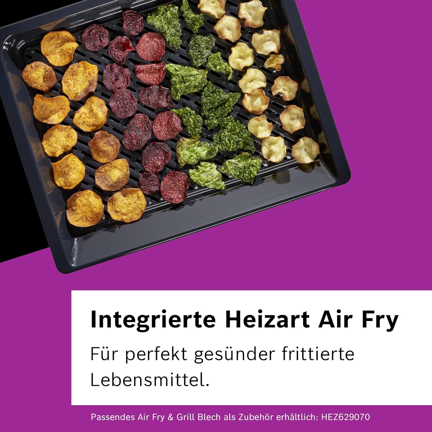 Bosch HMG776NB1, Serie 8 smarter Einbau-Backofen mit Mikrowellenfunktion, 60 x 60 cm, Schwarz, Made in Germany, Pyrolyse, Air Fry, Digitaler Bedienring Touchdisplay, Automatikprogramme auf Knopfdruck