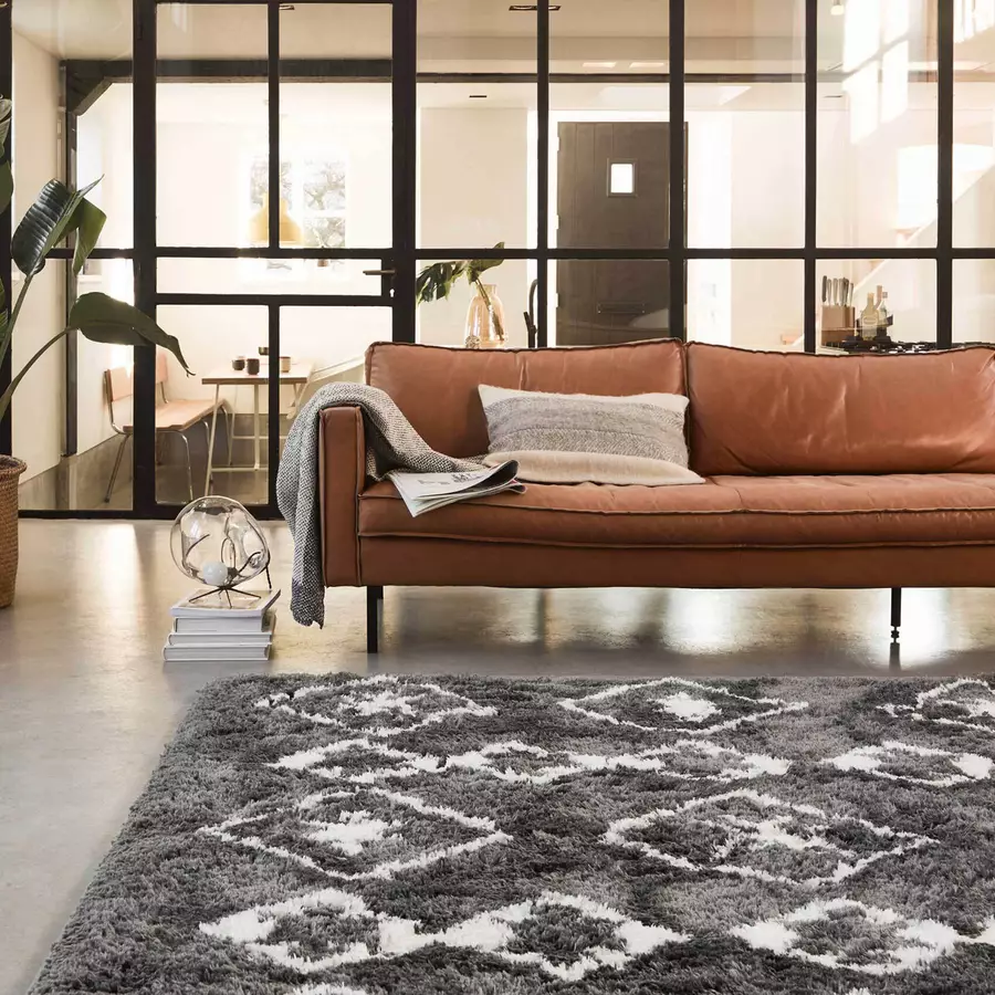 Wecon home Hochflorteppich Ayachi anthrazit