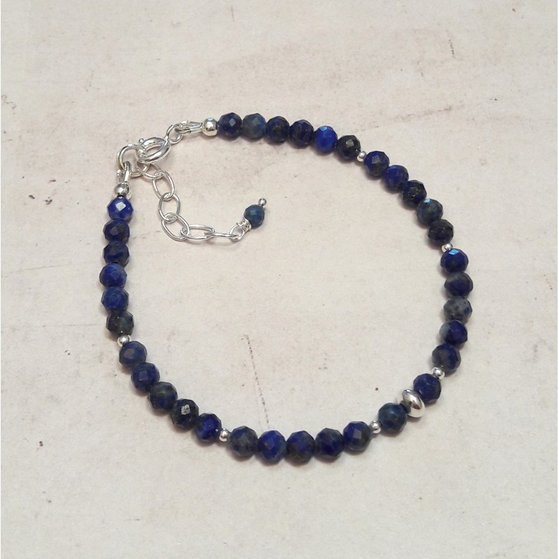 Bracelet Lapis-Lazuli Argent 925