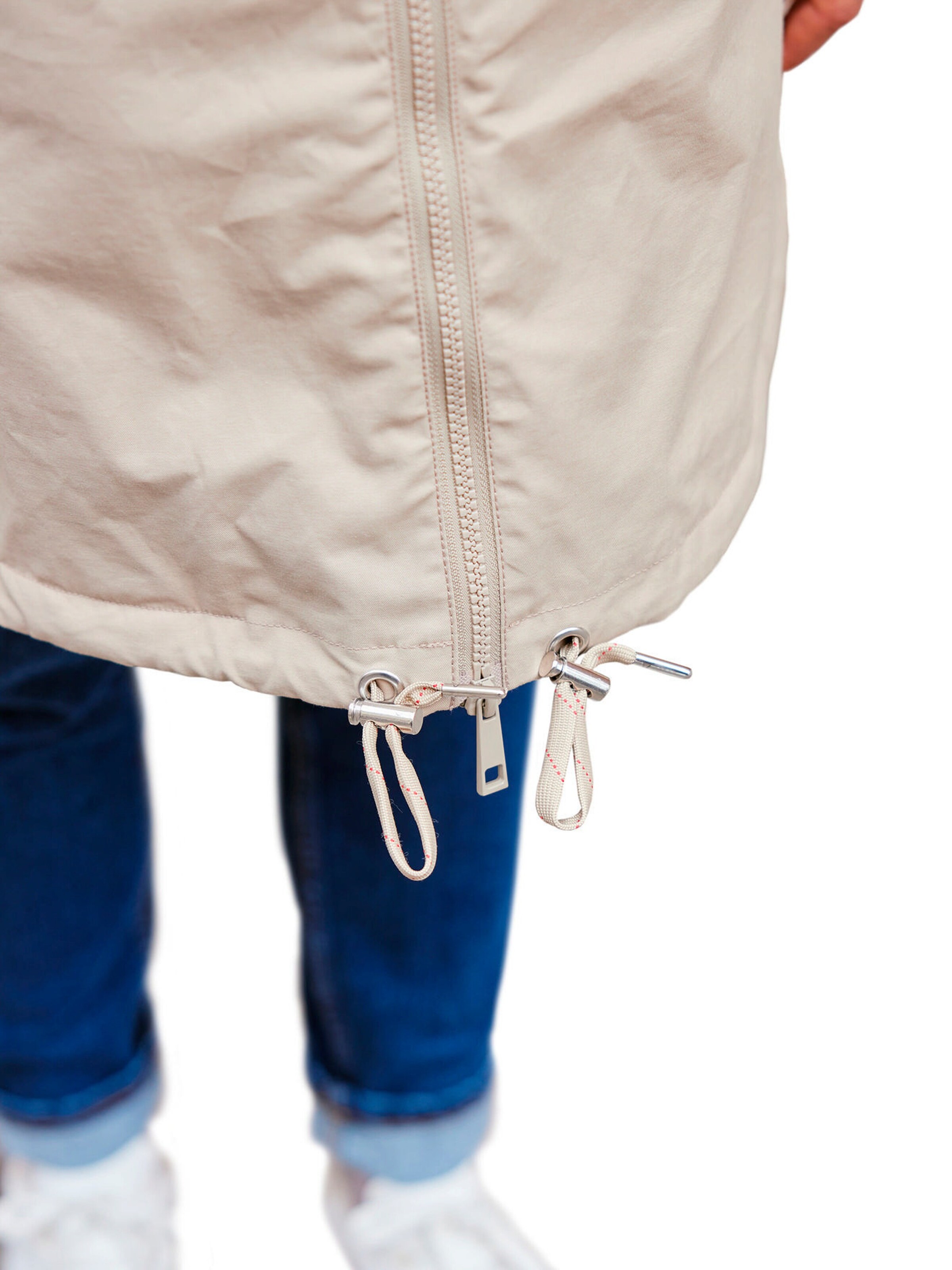 Envie de Fraise 2-in-1-Umstandsjacke / Tragejacke mit Fäustlingen , Recycling-Wattierung beige