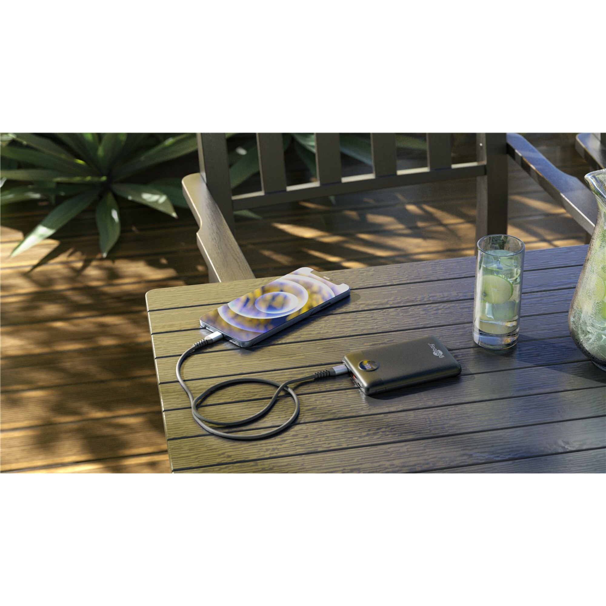 goobay Powerbank Powerbank Kompakt 10.000 mAh