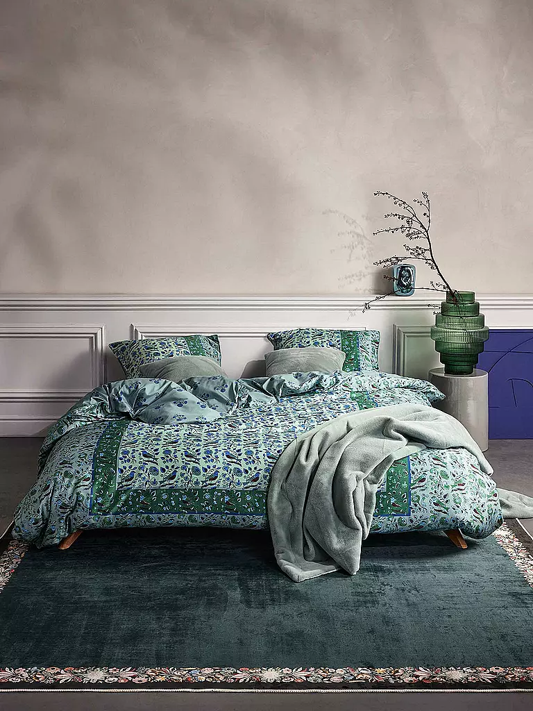 ESSENZA Satin-Bettwäsche VALERIA 70x90cm/140x200cm Subtle Green  mint