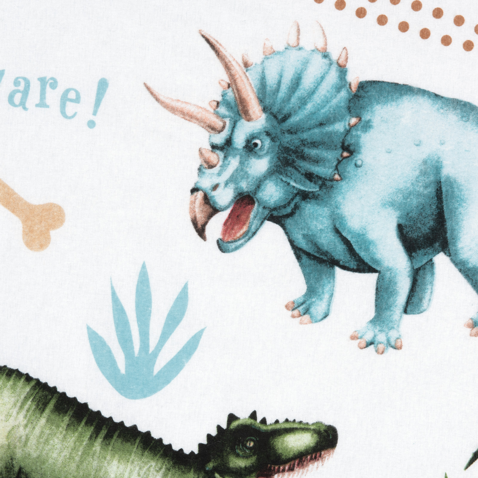 Bettwäsche Dinosaurier hellblau