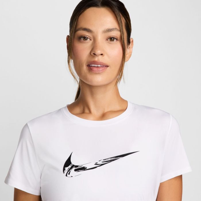 Nike Dame T-shirts Dri-FIT One Swoosh HyperBright Short Sleeve Tee Hvid