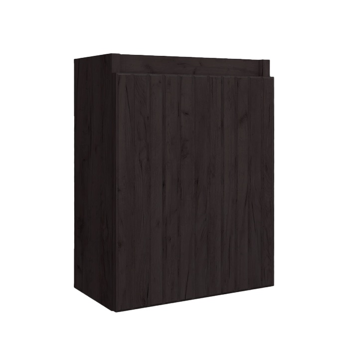 Fontana Green Onyx toiletmeubel met ribbelfront kasteel bruin