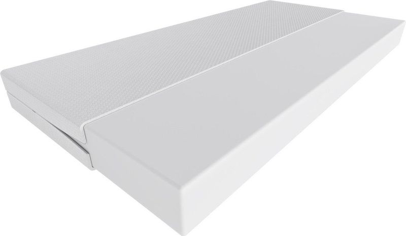 Kinderbed - 160x80cm - met matras & lade - grijs wit