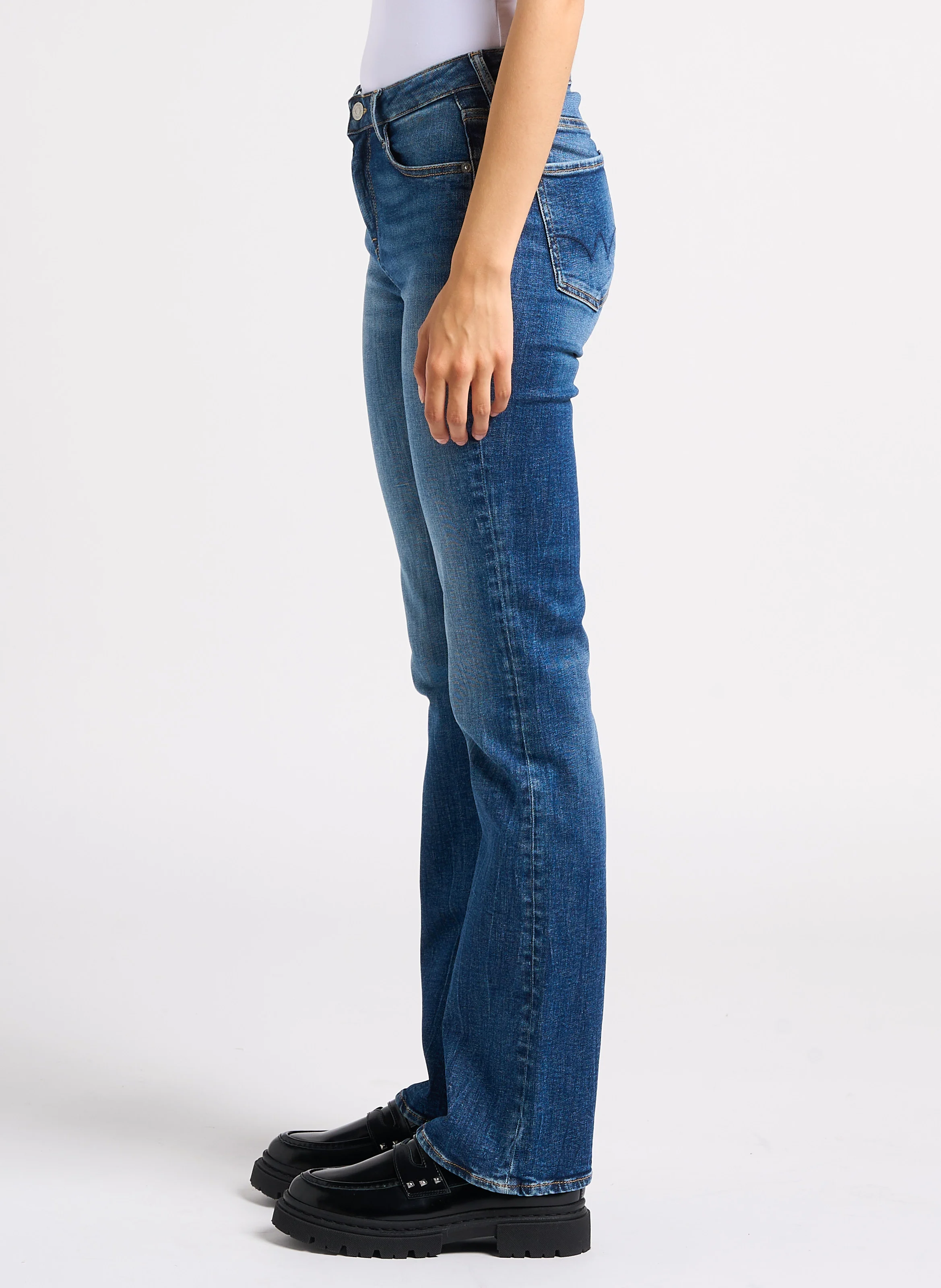 POWERB - Jean boot-cut délavé | Bleu