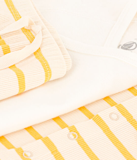 Ensemble à rayure marinière en coton bébé