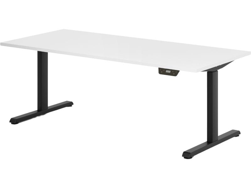 Actiforce Stehtisch Steelforce Eco 1050 Schwarz / Weiss Höhenverstellbarer Schreibtisch