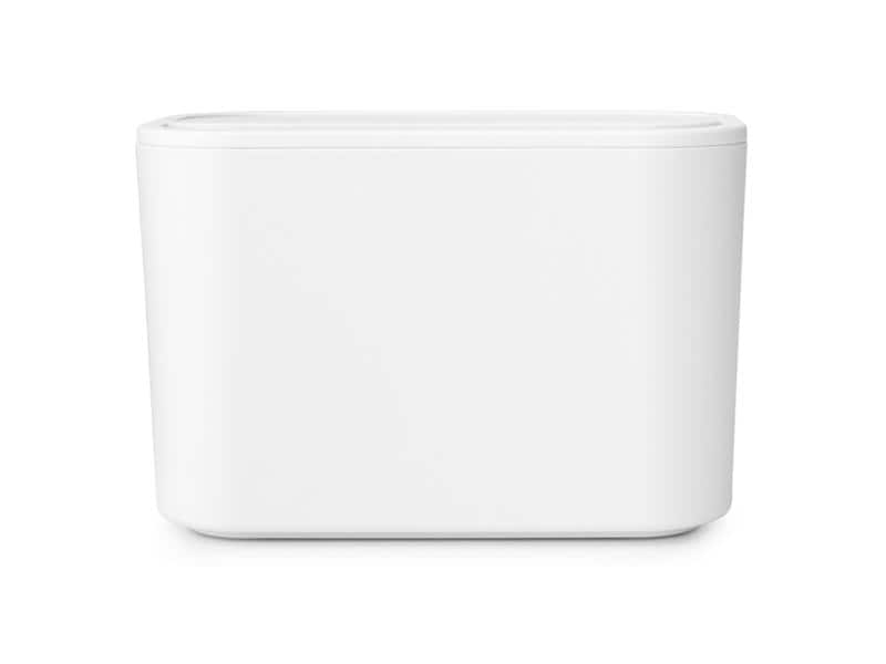 Brabantia Kosmetikeimer Mindset Weiss Abfallbehälter aus recyceltem Material