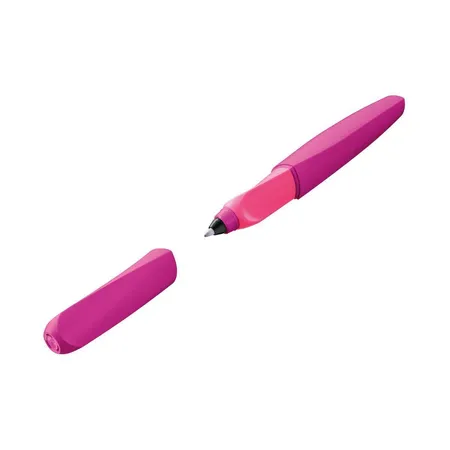 Pelikan Twist® Roller Twist, Neon Plum universell für Rechts- und Linkshänder