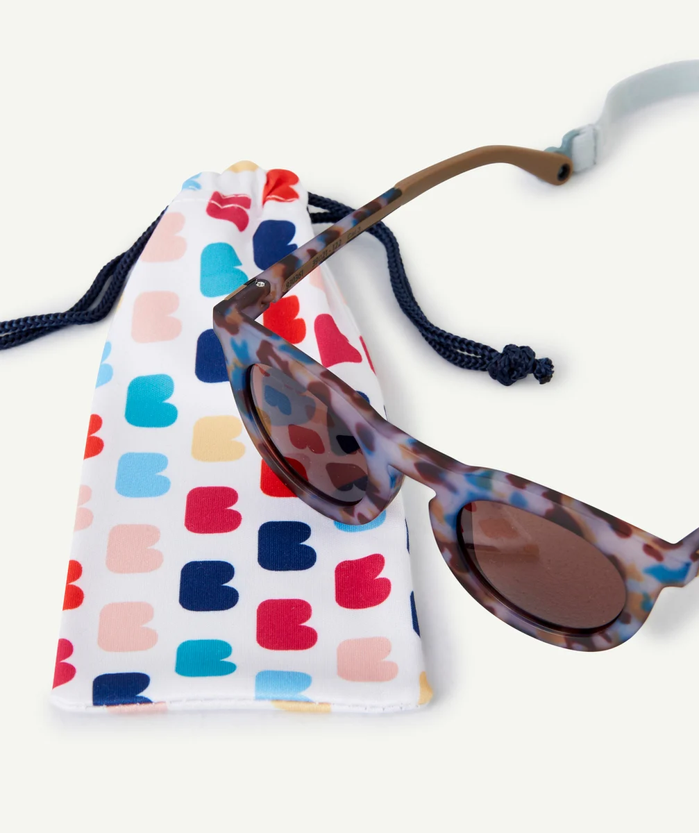 BEABAlunettes de soleil bleu turquoise avec écailles 4-6 ans