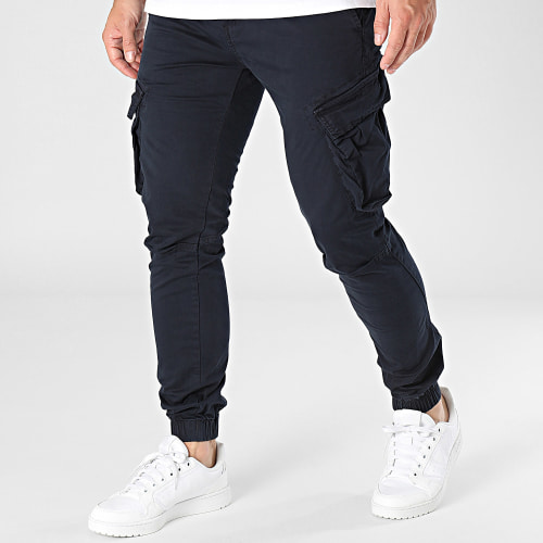 Pantalon Cargo Bleu Marine