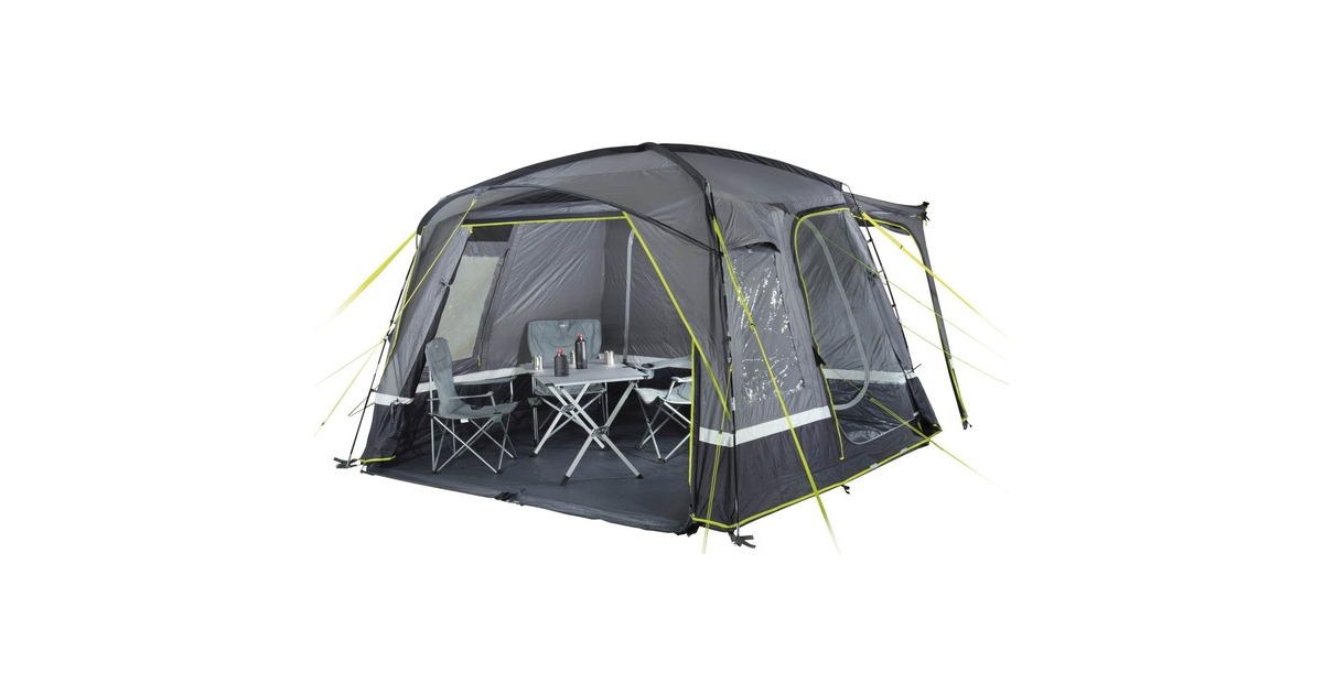 High PeakTour 2.0 tent  (Grijs/limoen)
