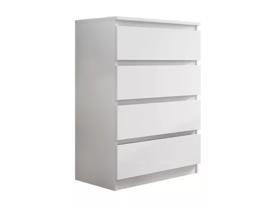 Commode Comfivo 160, Blanc, Avec tiroirs, Nombre de tiroirs: 4, 100x70x40cm