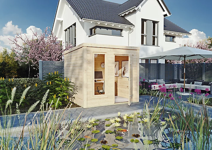 Abri de jardin Samtida Ep. 2,8 cm surface extérieur 6,73 m²