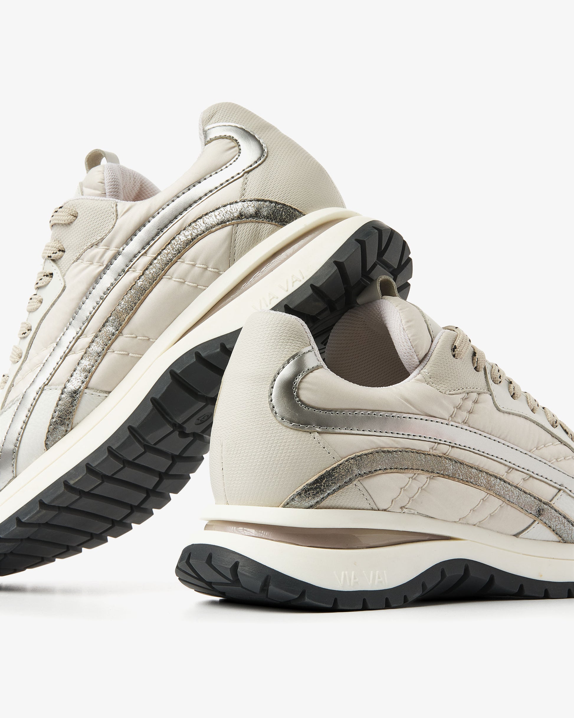 VIA VAI beige dames sneakers Usher Skye