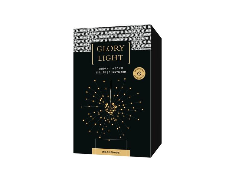 STT Dekolicht Eridani, Ø 30 cm, Schwarz LED Weihnachtsdekoration