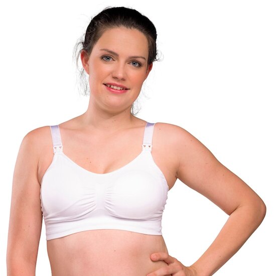 Soutien-gorge grossesse et allaitement rembourré   Blanc        XL   de               Carriwell