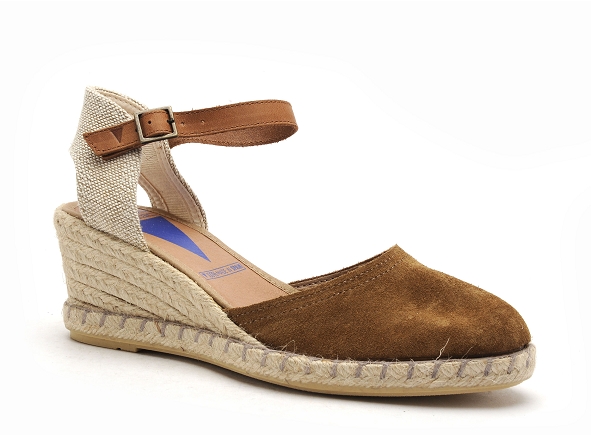 Verbenas nu pieds talons femme malena serraje marron