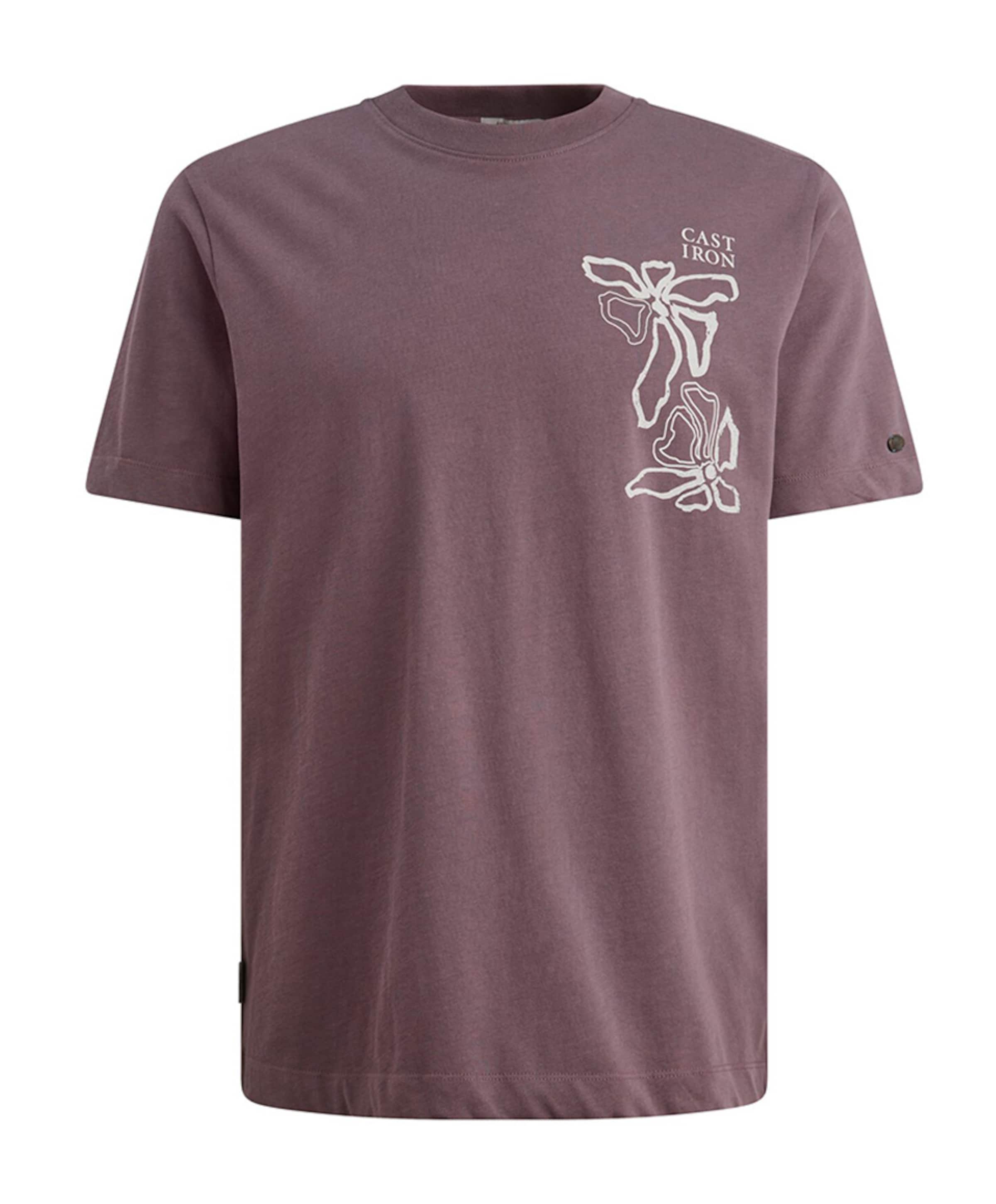 Cast Iron Heren T-shirt paars