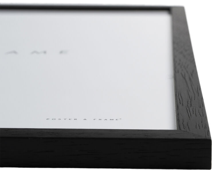 Poster & Frame Oak black Flerfarvet