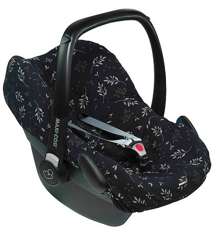 Dooky Sitzbezug Für Kindersitz - 0+ - Romantic Leaves - Schwarz