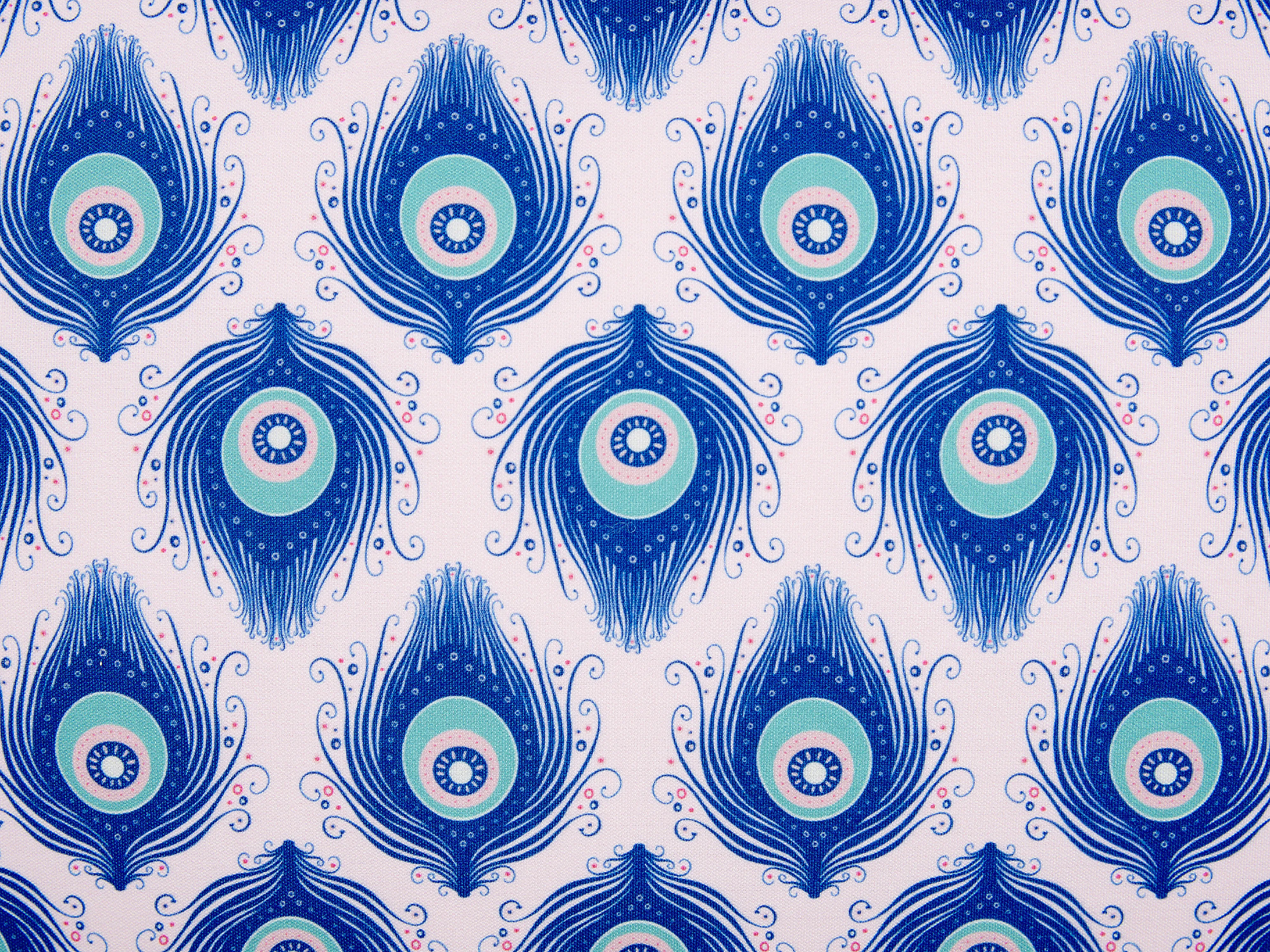 Set van 2 tuinkussens CERIANA dierenprint 40 x 60 cm Blauw