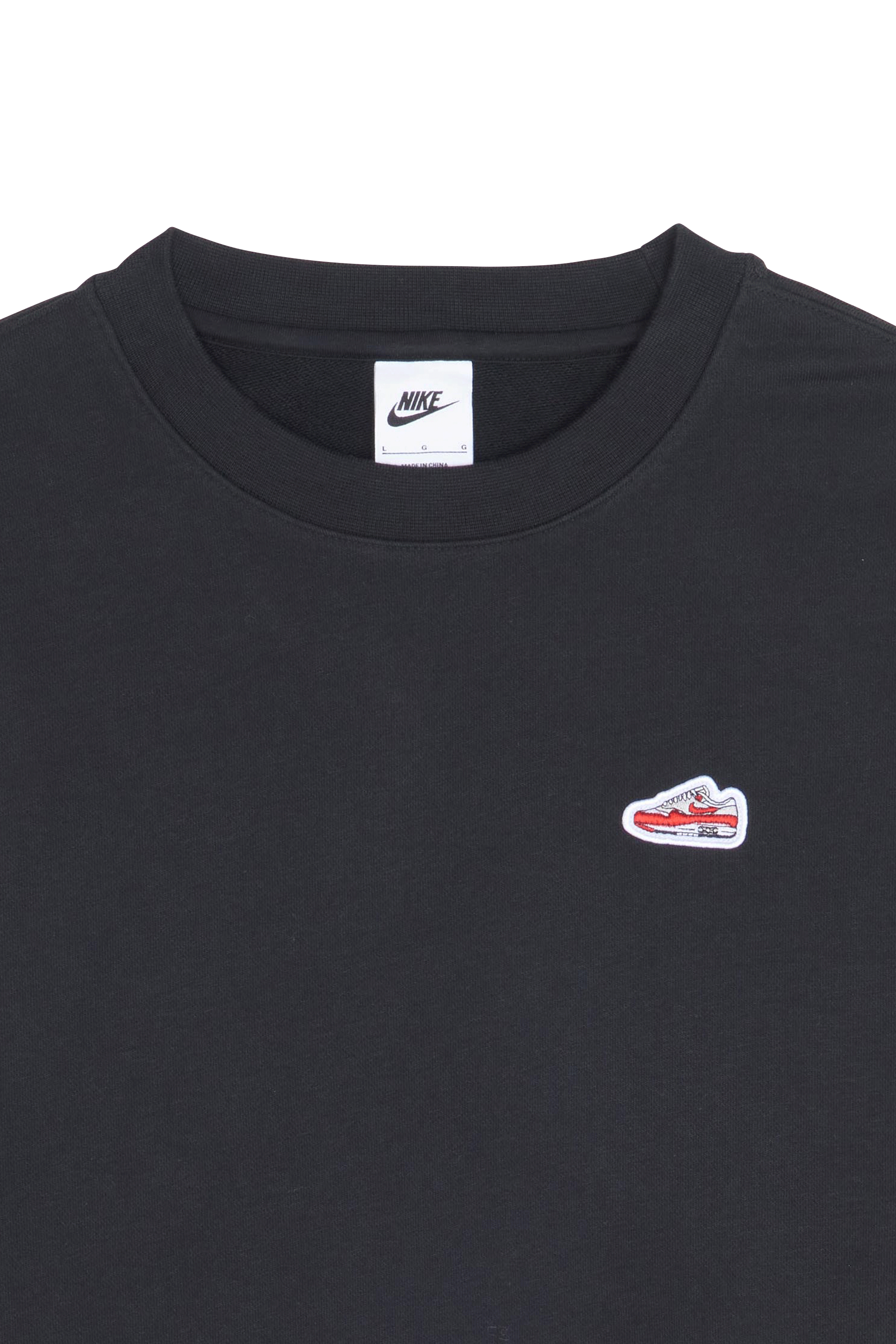 NIKE Sweatshirt M NSW CRW FT XAM1 Noir