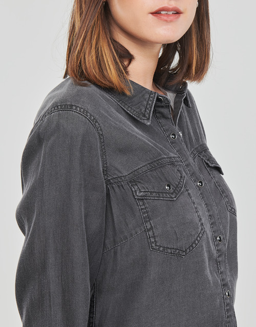Vila - VIBISTA DENIM SHIRT/SU-NOOS - Noir