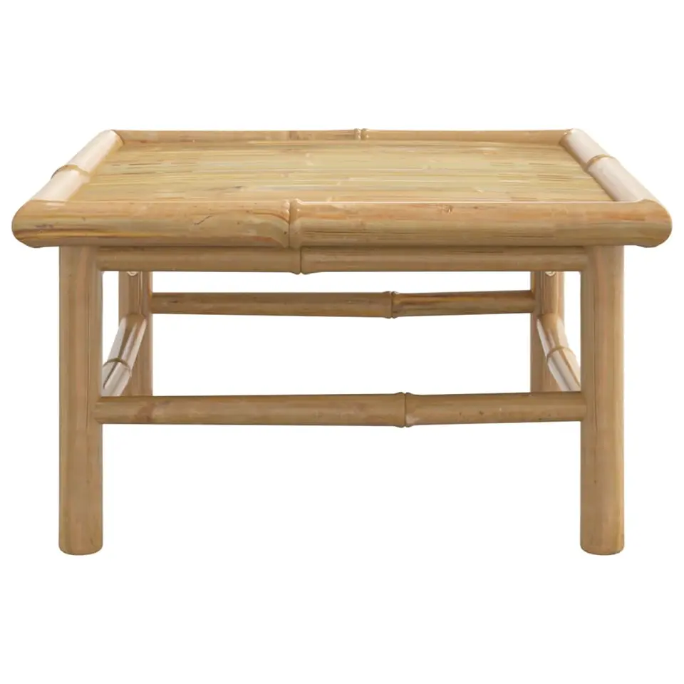 vidaXL - Tuintafel - Bruin - Bamboe - 65x55x30 cm