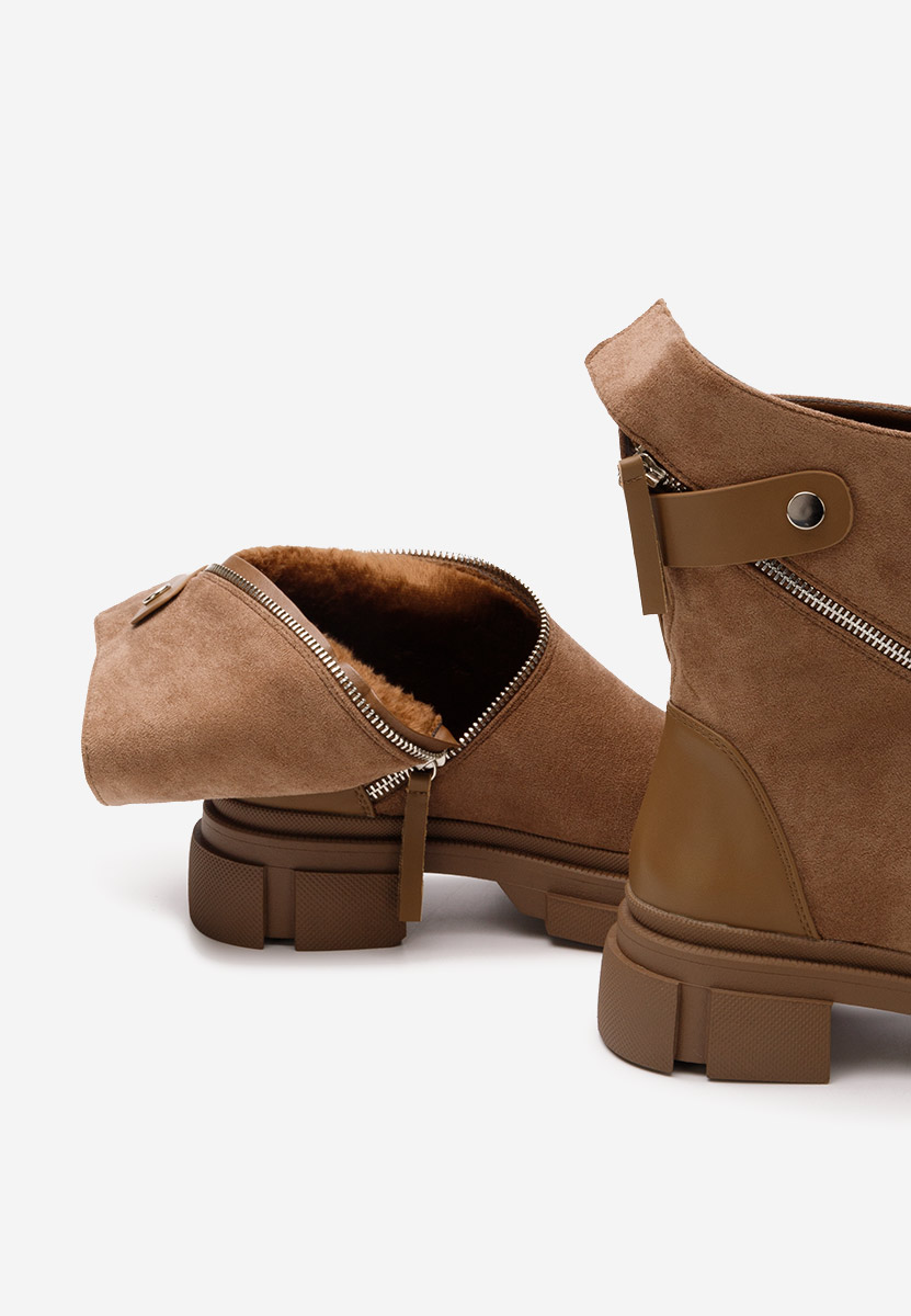 Bottines hautes femme bruns Diezma