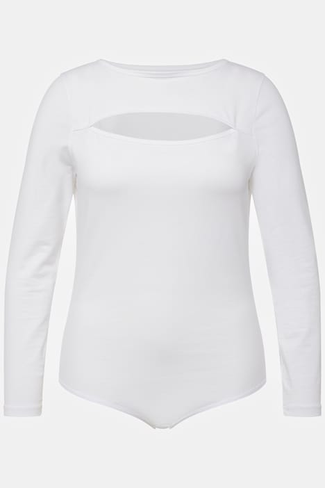 Body, Cut-Out, Slim, Langarm