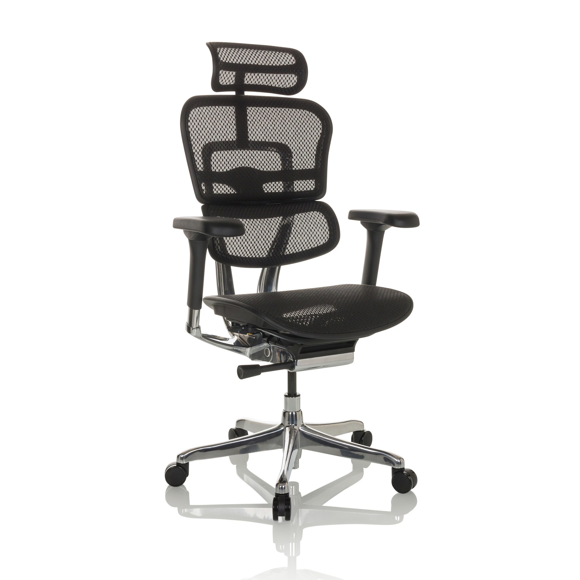 Luxus Chefsessel ERGOHUMAN GEN2 Netzstoff mit Armlehnen (höhenverstellbar) hjh OFFICE