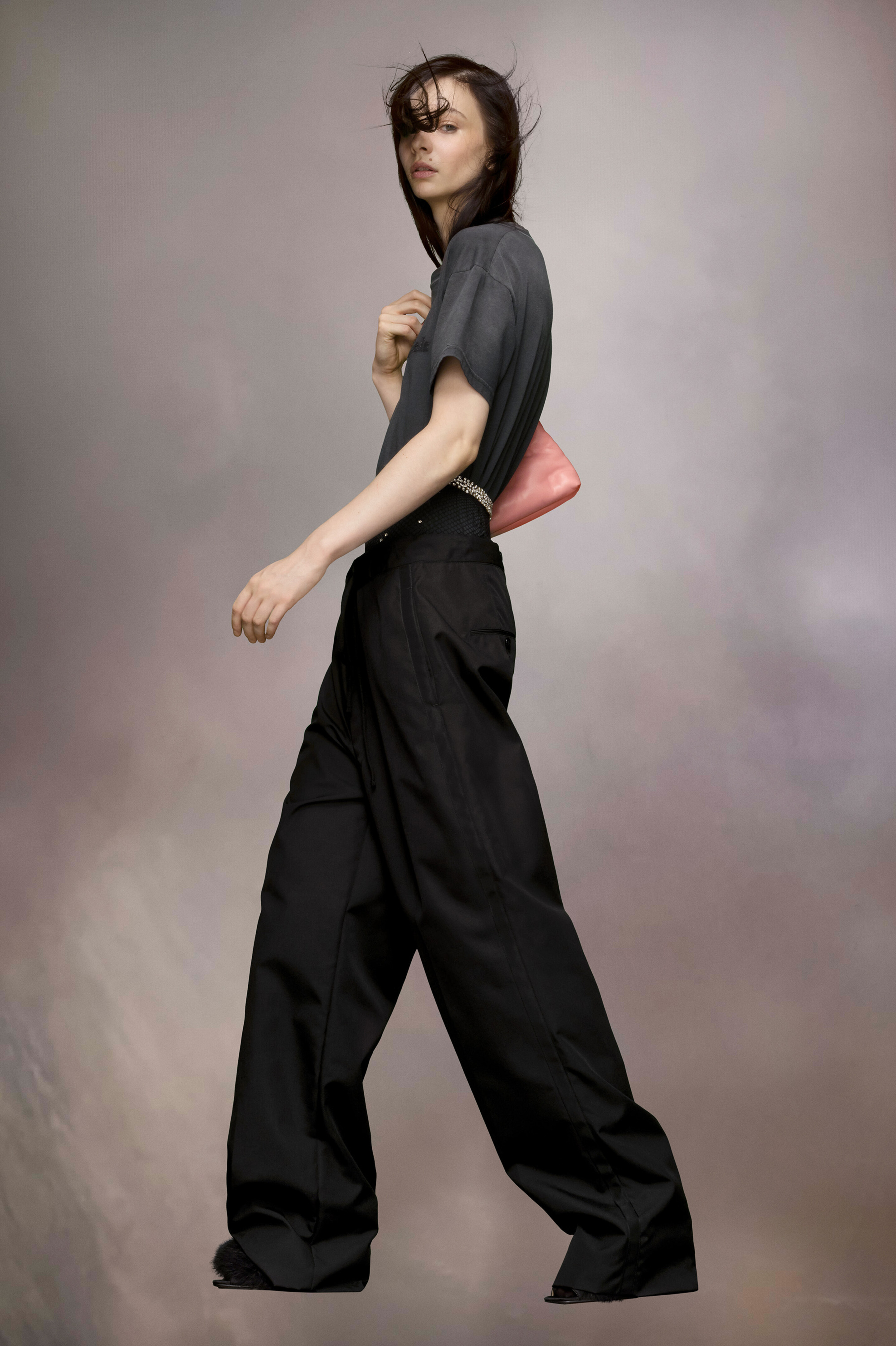 Pantalon avec lien à la taille