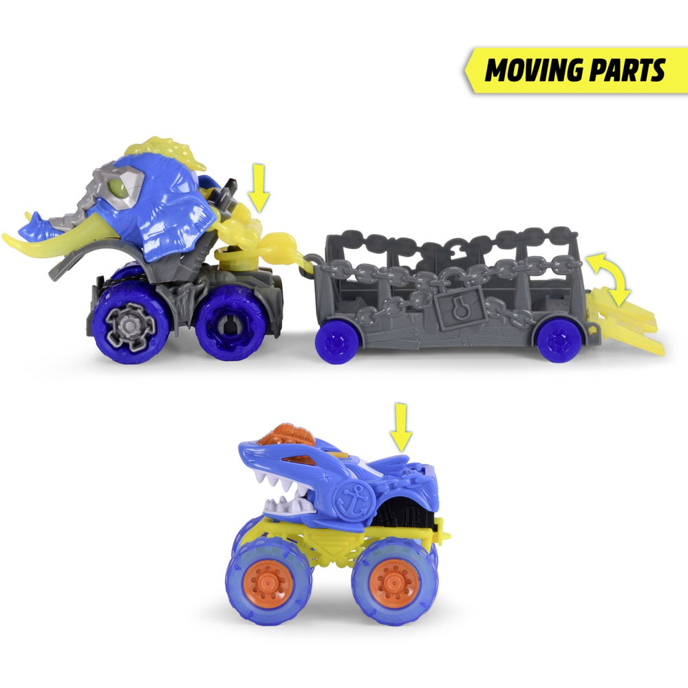 Køb Dickie Toys Monster Ranger Haj Bil Med Anhænger