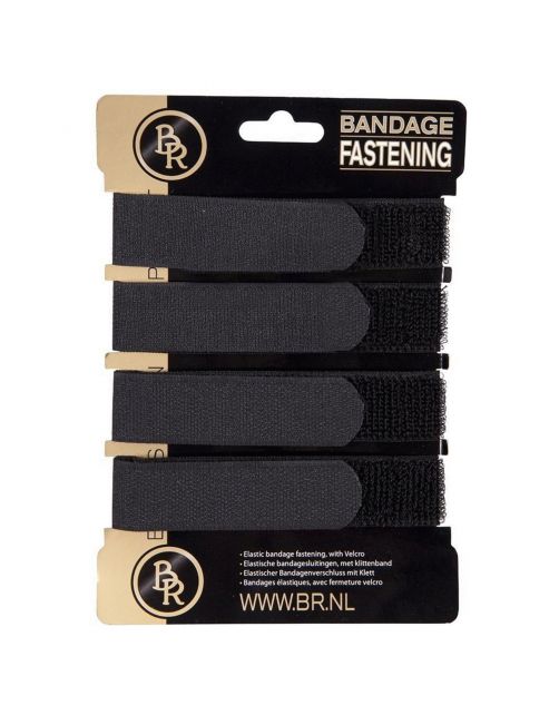 Br Bandagesluitingen - Paardenverzorging - Zwart 4 stuks