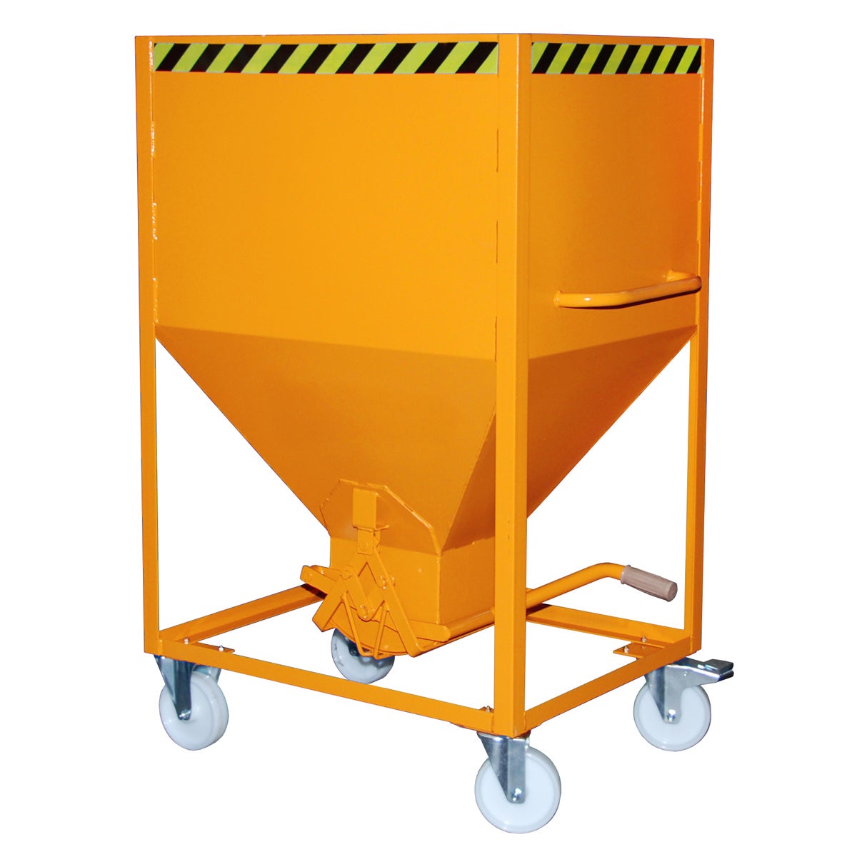 Bauer SR 600 silocontainer, gelakt, geeloranje
