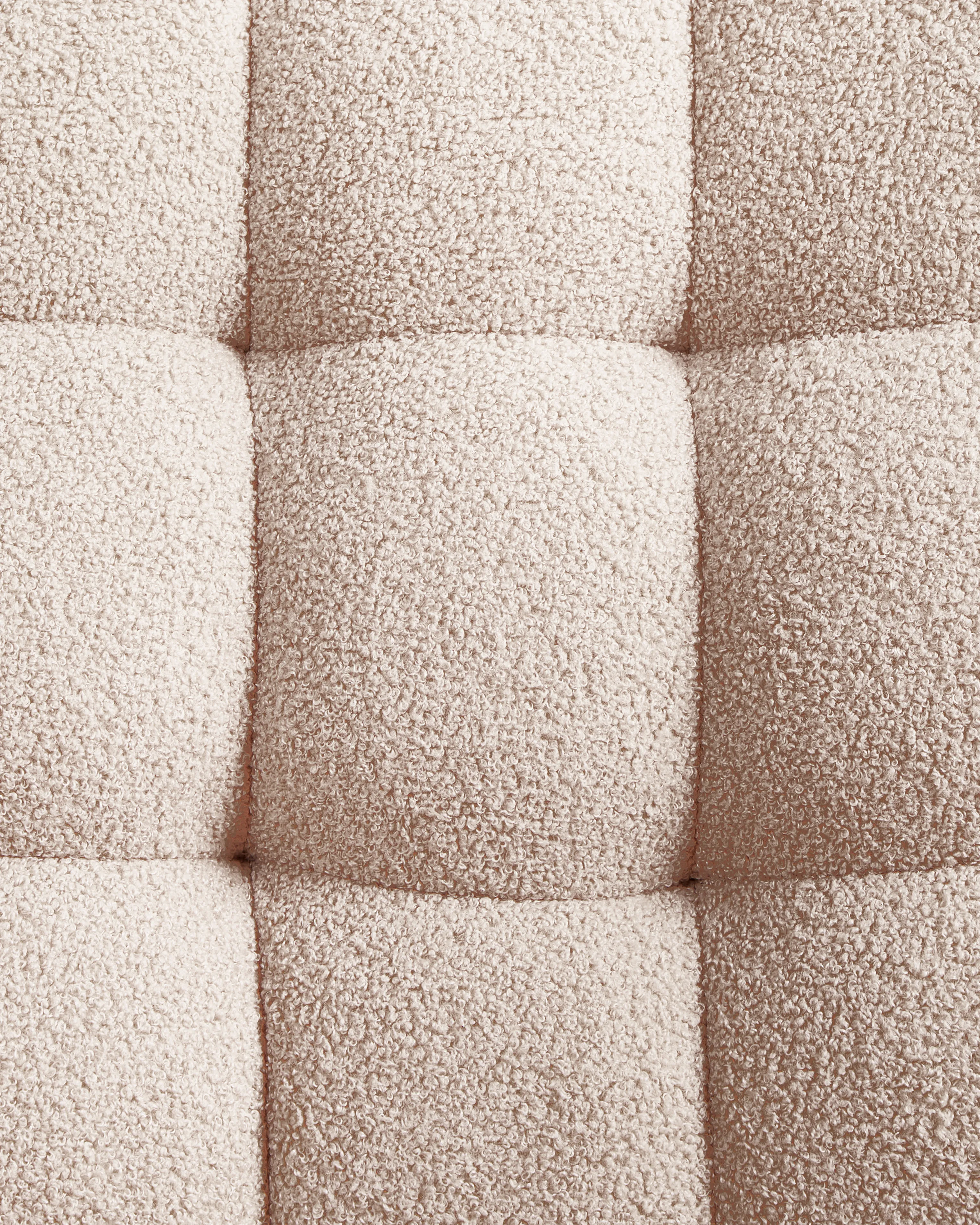Fauteuil ALVESTA Bouclé Beige