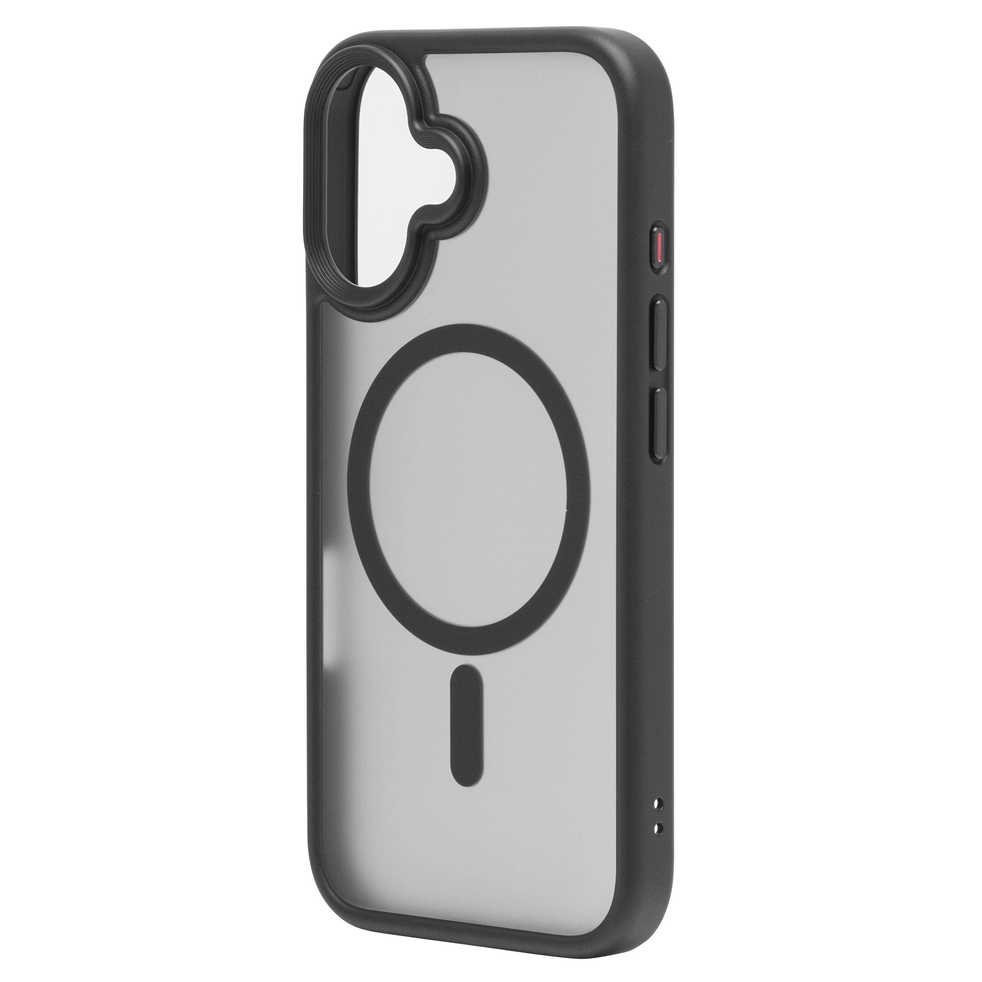 Linocell Hard Case Mobildeksel for iPhone 16 Svart
