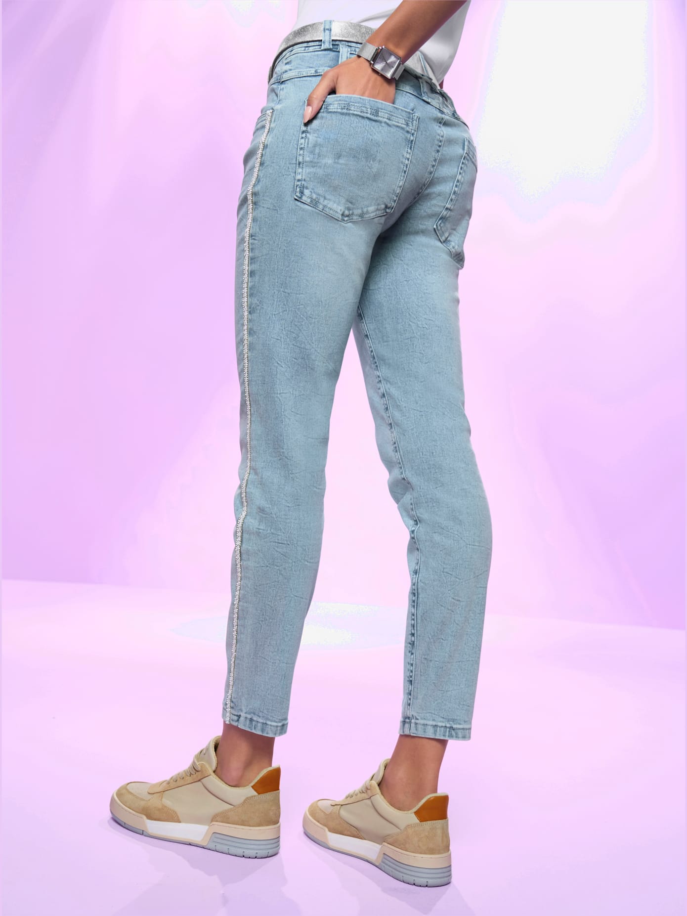 Jean délavé tendance