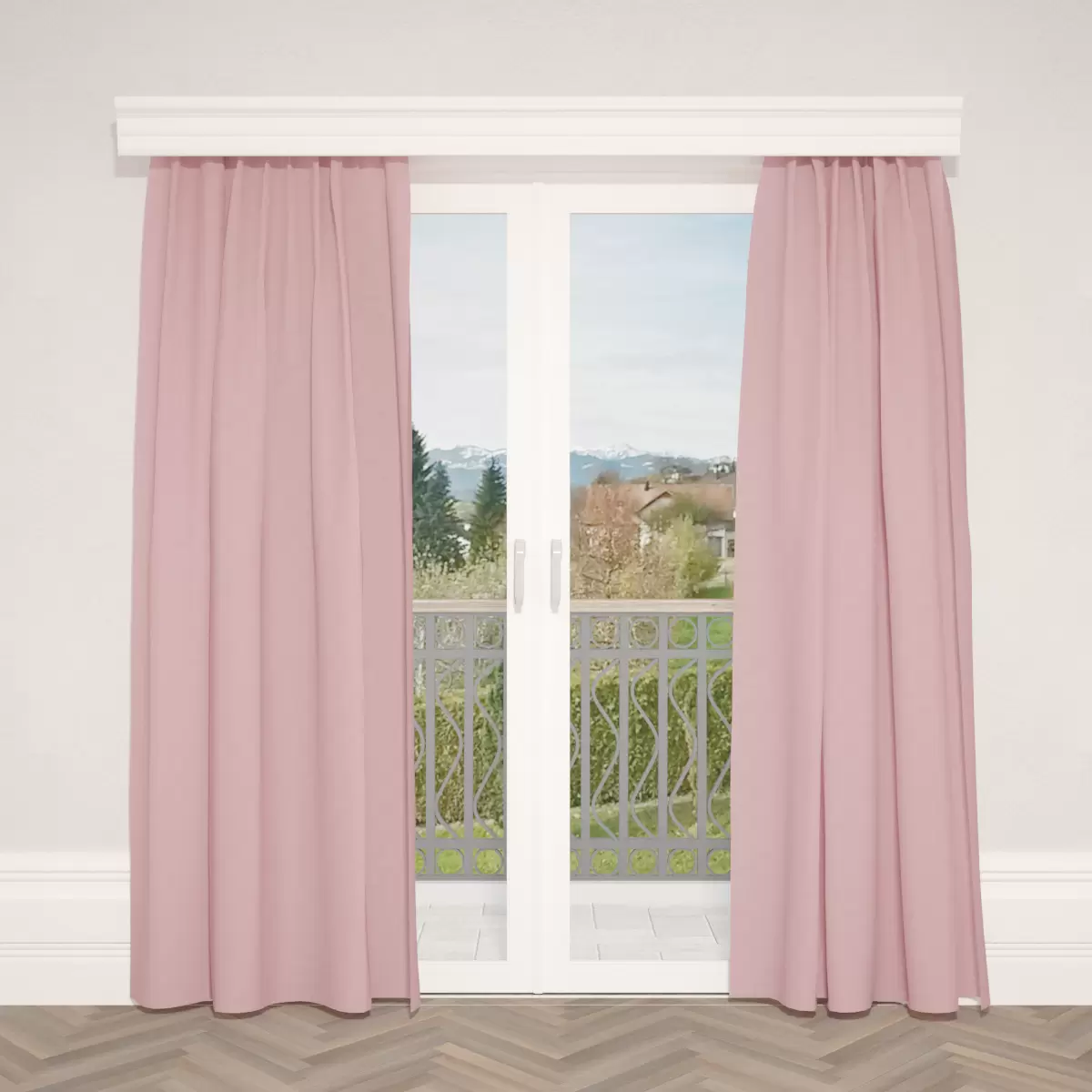 Verdunkelungsvorhang Satin Pink
