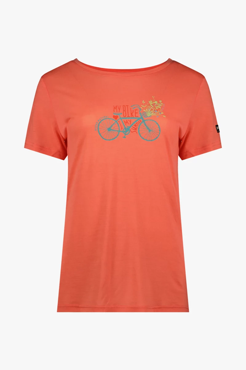 super.natural Lovely Bike Merino Damen T-Shirt
