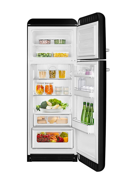 Réfrigérateur congélateur à poser ouverture droite Smeg FAB30RBL5 222L / 72L noir