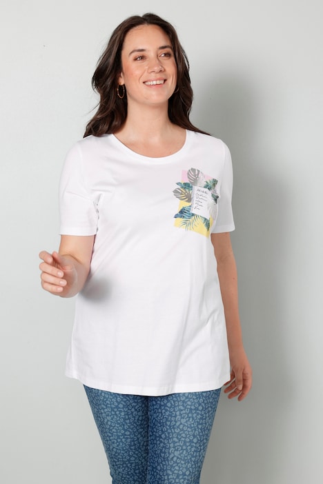 T-Shirt, Druck, Rundhals, Halbarm