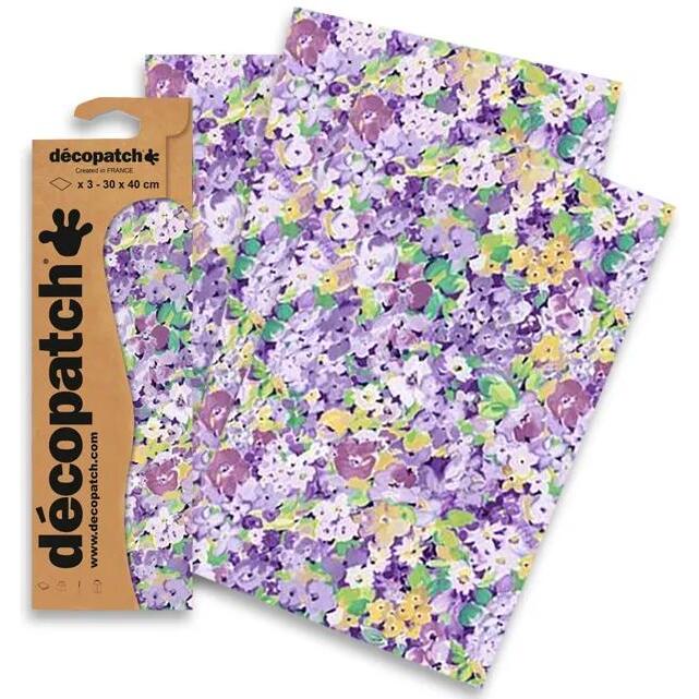 Pochette 3 Feuilles Identiques Ref 828 - Violet