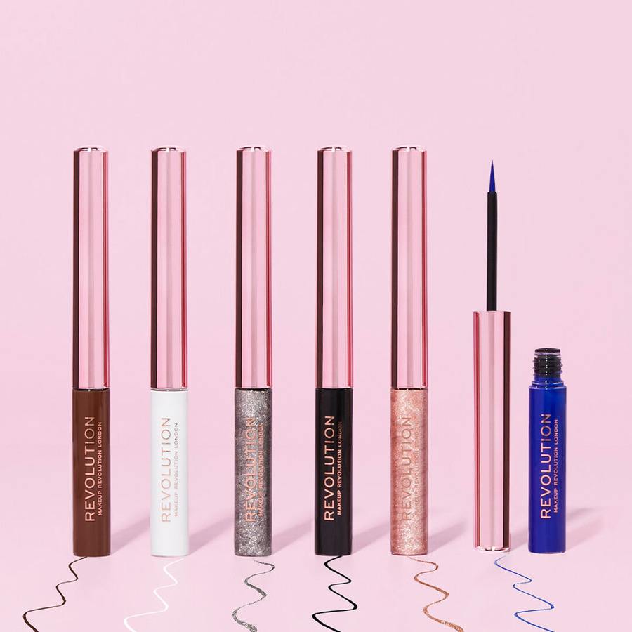 Makeup Revolution Revolution Super Flick Liquid Eyeliner Rose Gold 2,4ml